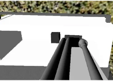 Figure 3.  Search phase:  On-rover view.   