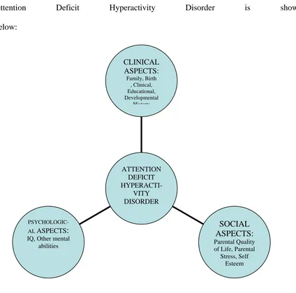 Figure 2: A schematic representation of the clinical, psychological and social aspects of 