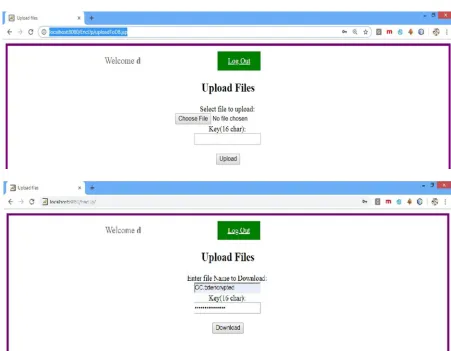 Figure 5. After successfully user authentication 