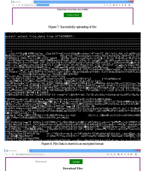 Figure 8. File Data is stored in an encrypted format  