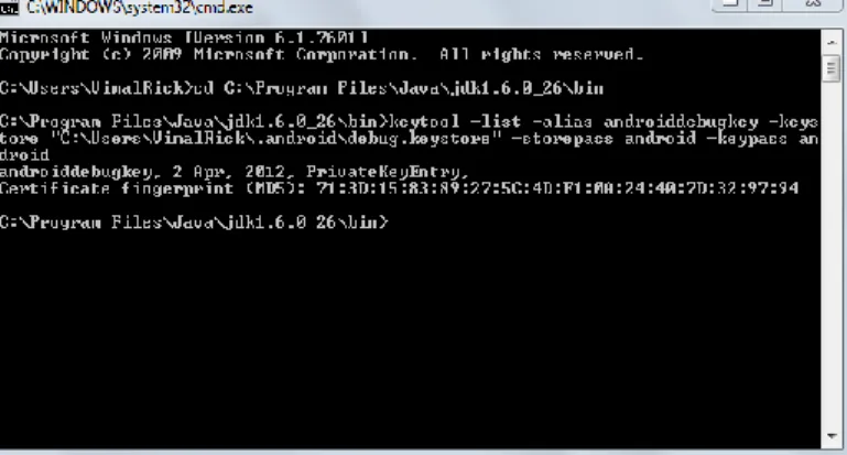 Fig 3.9: Using the API Key in an Android xml file. 