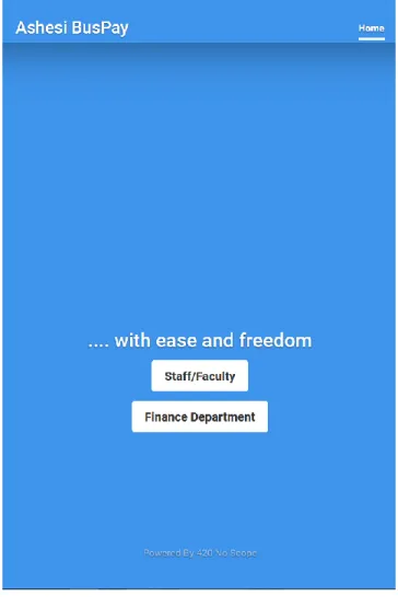 Figure 4.2 Landing Page 