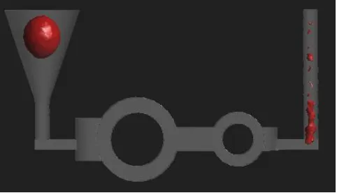 Figure 9: Temperature during mold filling 