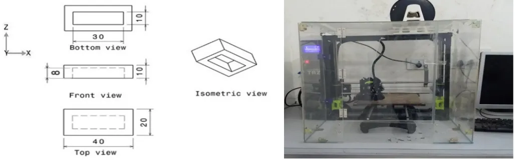 Fig. 1 Sketch of workpiece                                                                 Fig