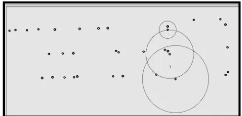 Fig. 5. Vehicles in each other’s proximity 