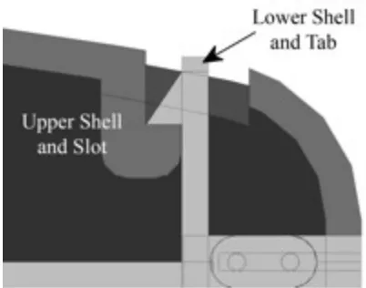 Figure 12: First phase body design (left) compared to improved second phase (right) 