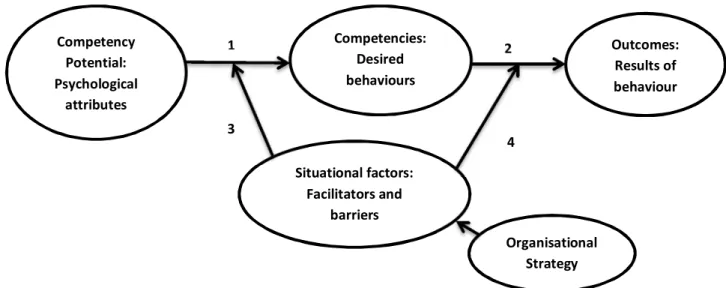 Figure 2.1 A three-domain competency framework