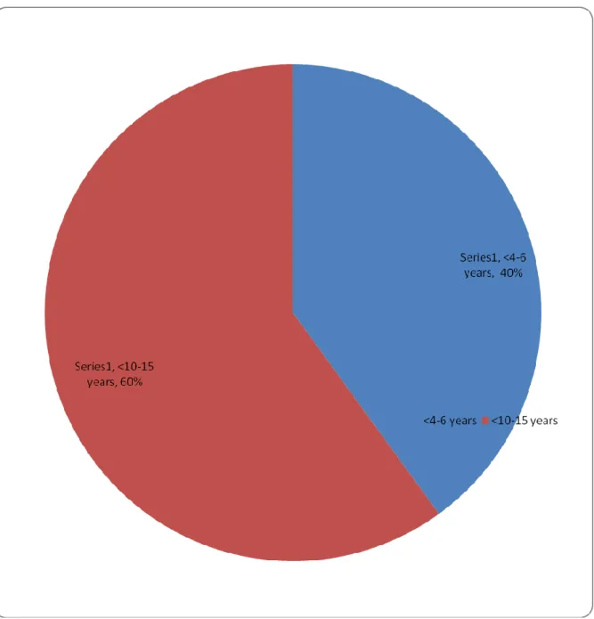 Figure 4.7: Years of experience in present position  4.4   Data from in-depth interviews 