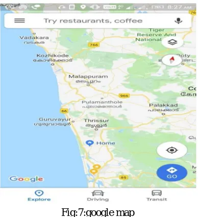 Fig:7:google map 