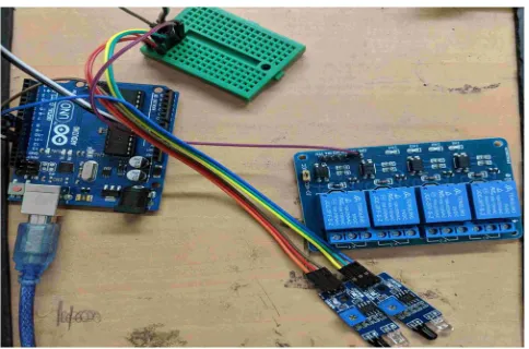 Fig. 6 : IR sensor detecting 