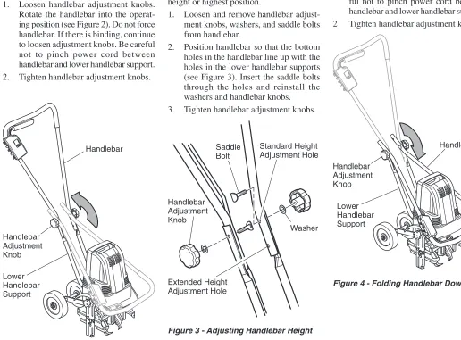 Figure 4 - Folding Handlebar Down