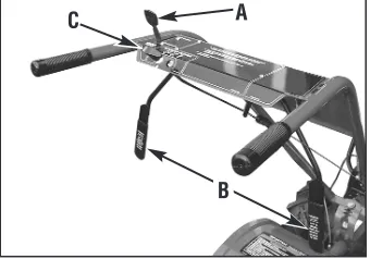 Figure 3-1: Controls located on handlebar.