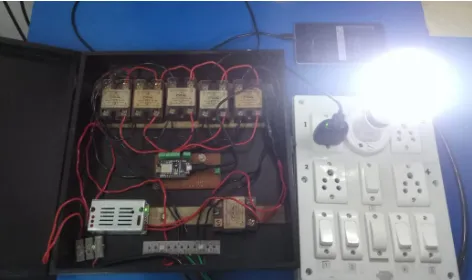Figure 10: On Board Output (Bulb ON) 