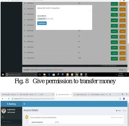 Fig. 8   Give permission to transfer money 