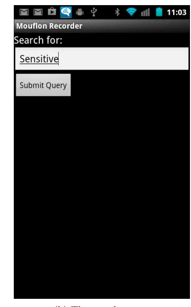 Figure 3.2:Screenshots of StatsActivity and SQLActivity
