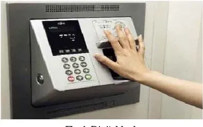 Fig. 3.Architecture of Digital lock 