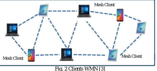 Fig. 3 Hybrid WMN [3] 