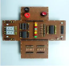 Figure 2. Top view of a project by the student. 