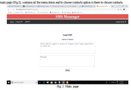 Fig. 1  Main  page 