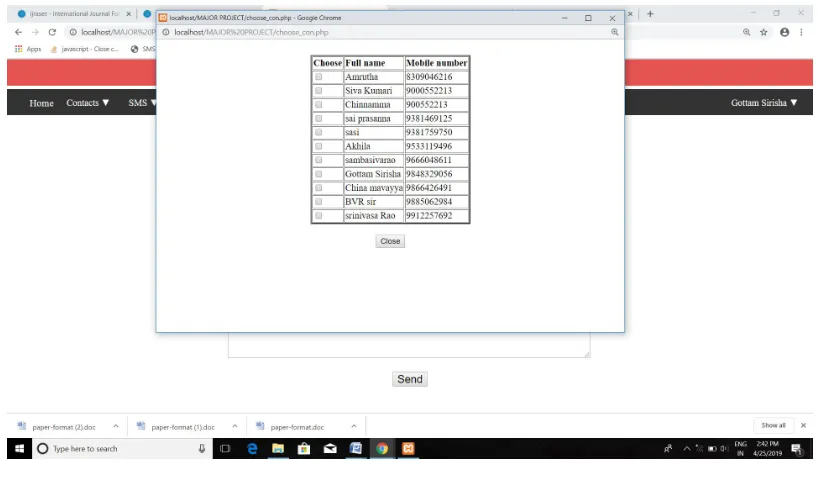 Fig. 3   Add Contacts 