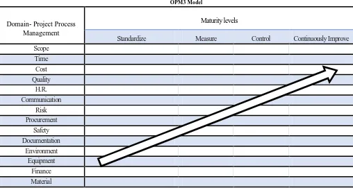 TABLE I  OPM3 Model 