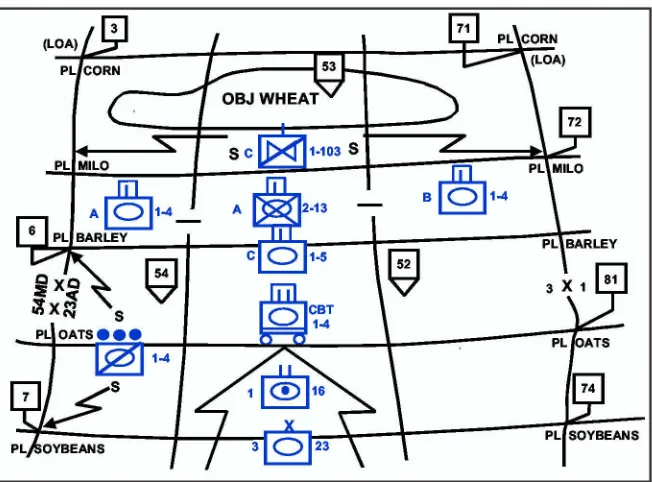 Figure 12-11. Advance Guard for a Division Shaping Attack