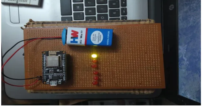 Fig. 3  Snapshot of the output’s sender part. 