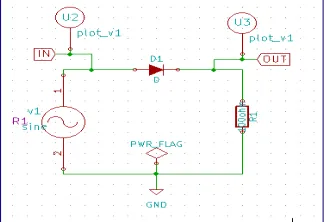 Fig. 7 Transient simulation of circuit design using LTspice 
