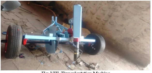 Fig. VIII: Transplantation Machine 