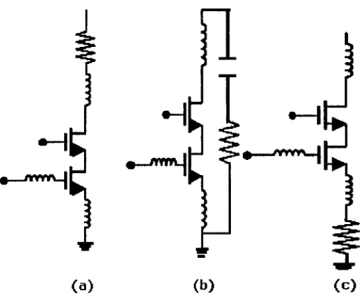 Fig 2.2 Potential placements for the sensing resistor