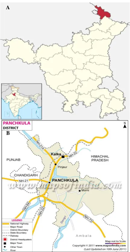 Figure 2: Raipur rani block of Panchkula district. 