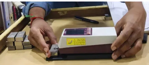 Figure 1.4 Setup of roughness tester (MUTITOYO SJ210 