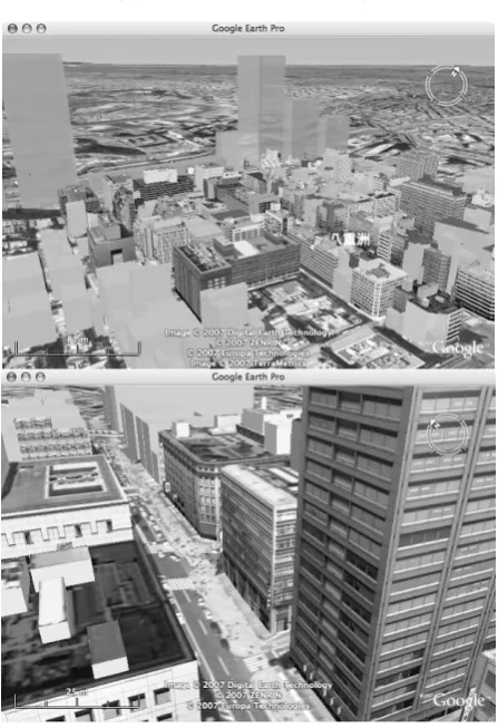 Figure 3: Virtual model of Tokyo’s Yaesu Area (C) Urban Simulation Lab., Tokyo 
