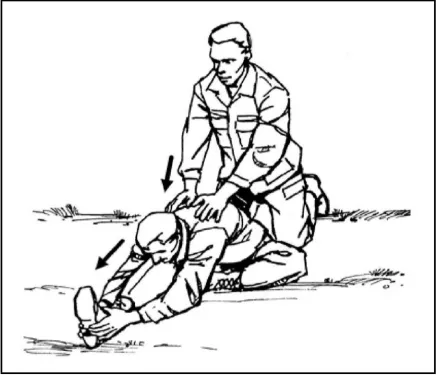 Figure 2-13. Buddy-assisted hamstring stretch.