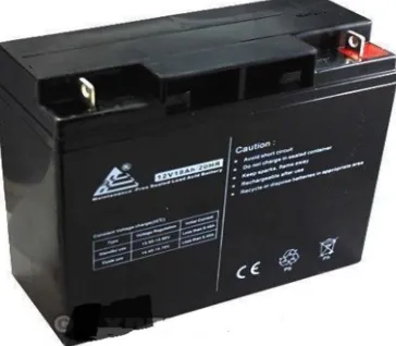 Figure. 9.9 Battery: (lead-acid 12v,6amp) 