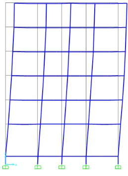 Figure 4: Storey Drift in 2D Plane 