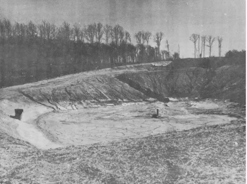 Figure 7-1.  Sediment basin on a construction site.