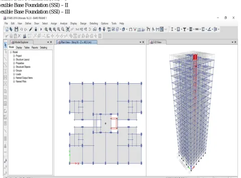 Figure 5.1: RCC Bare Frame Structure (Model 1) 