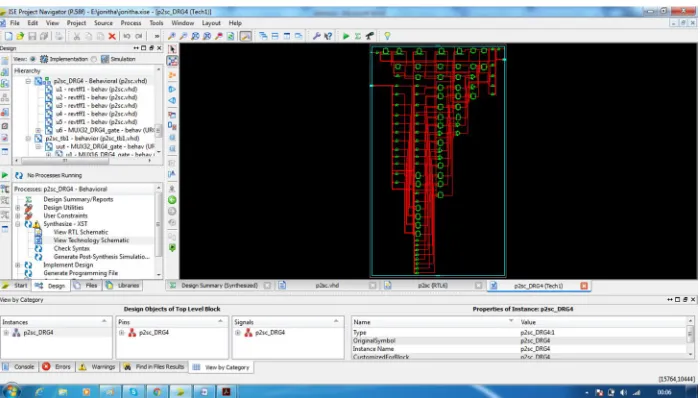 Figure 5: Design Summary of Parallel to serial converter using DRG4 gate 