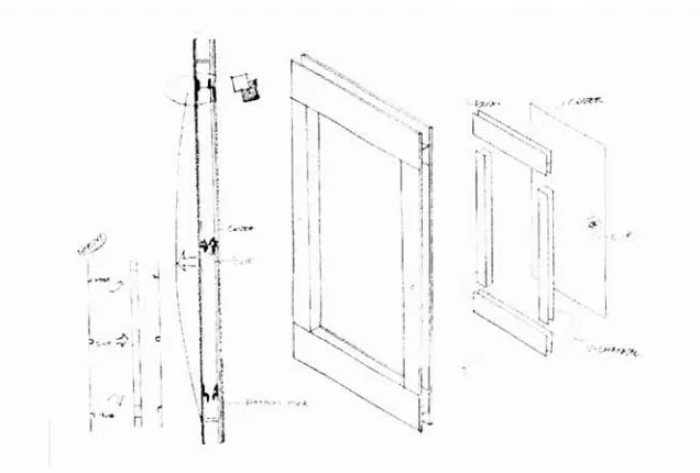 Fig. 13.1st concept design sketch, (structural solutions)