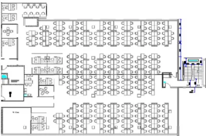 Figure 3.1: building plan (ground floor- partition 1) 