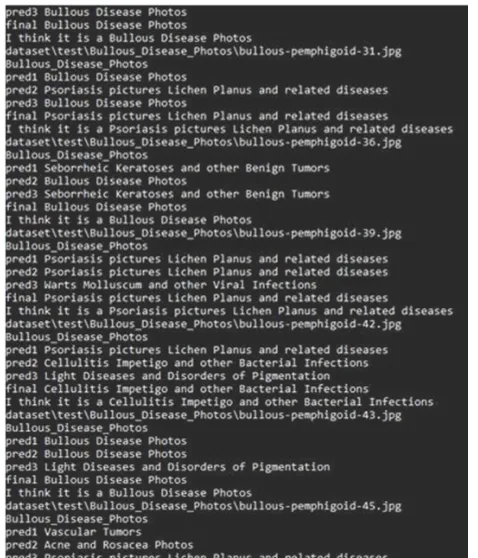 Fig. 8. Command window predictions 1