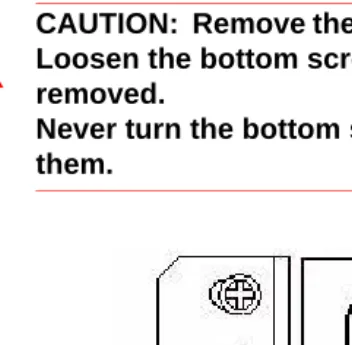 Figure 7:   MXe Rack-mount Screw Placement