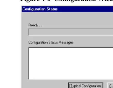 Figure 4-6  Configuration Wizard, Configuration Status