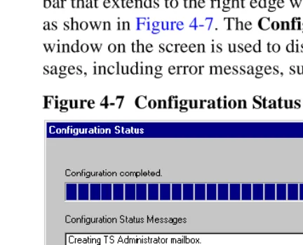 Figure 4-7  Configuration Status Screen After Completion