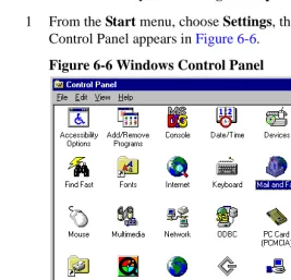 Figure 6-6 Windows Control Panel