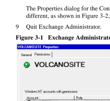 Figure 3-1   Exchange Administrator, Site Properties