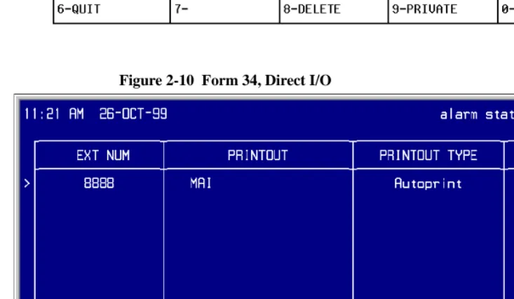 Figure 2-10  Form 34, Direct I/O