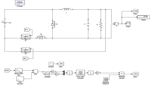 Fig 23. Modified Two switch buck boost converter operating in Buck mode 