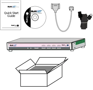 Figure 3-3:  Unpacking the MVP410/810